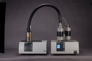 Figure 1: Thermogravimetry coupled with mass spectrometry apparatus