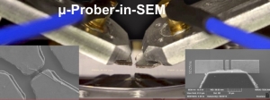 Fig. 11 : On-wafer micrometer pitch probing set-up