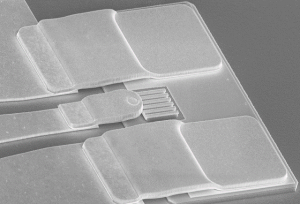 Fig. 4: UTC photodiode fabricated on InP substrate.